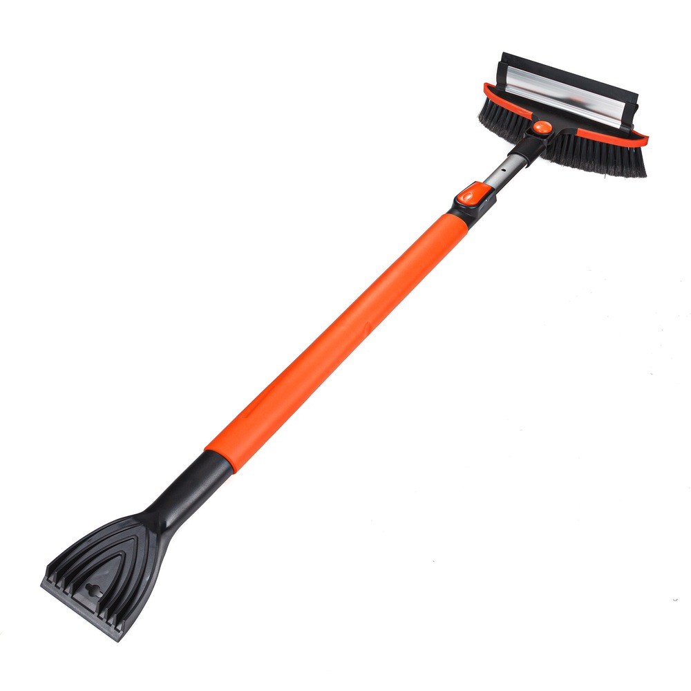 Certified Snow Brushes with Long Telescopic & Short Brush, 2pc