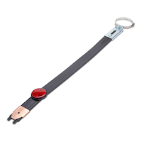 Certified Static Remover Strap, Black, 18-in Front_Angled_Left