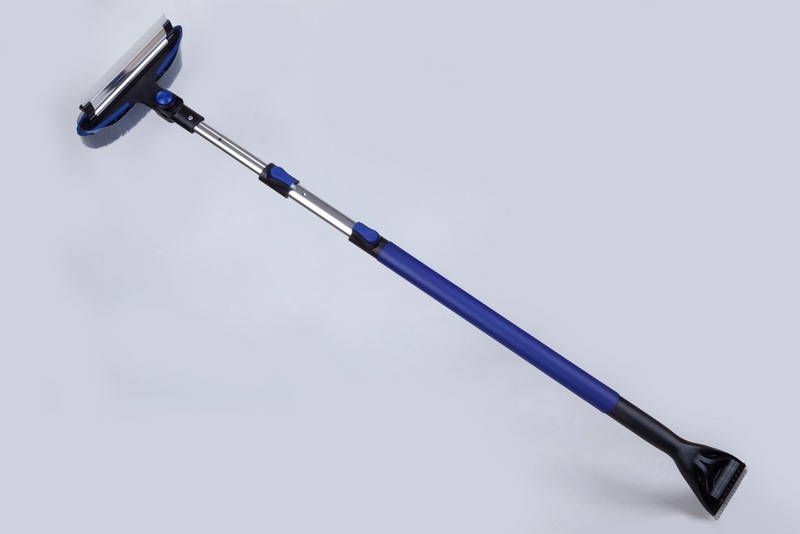 Reflex Snow Broom with Squeegee, made for Larger Vehicles, 72in