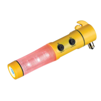 Certified Automotive 4-in-1 Multi-Function Emergency Tool with LED Light