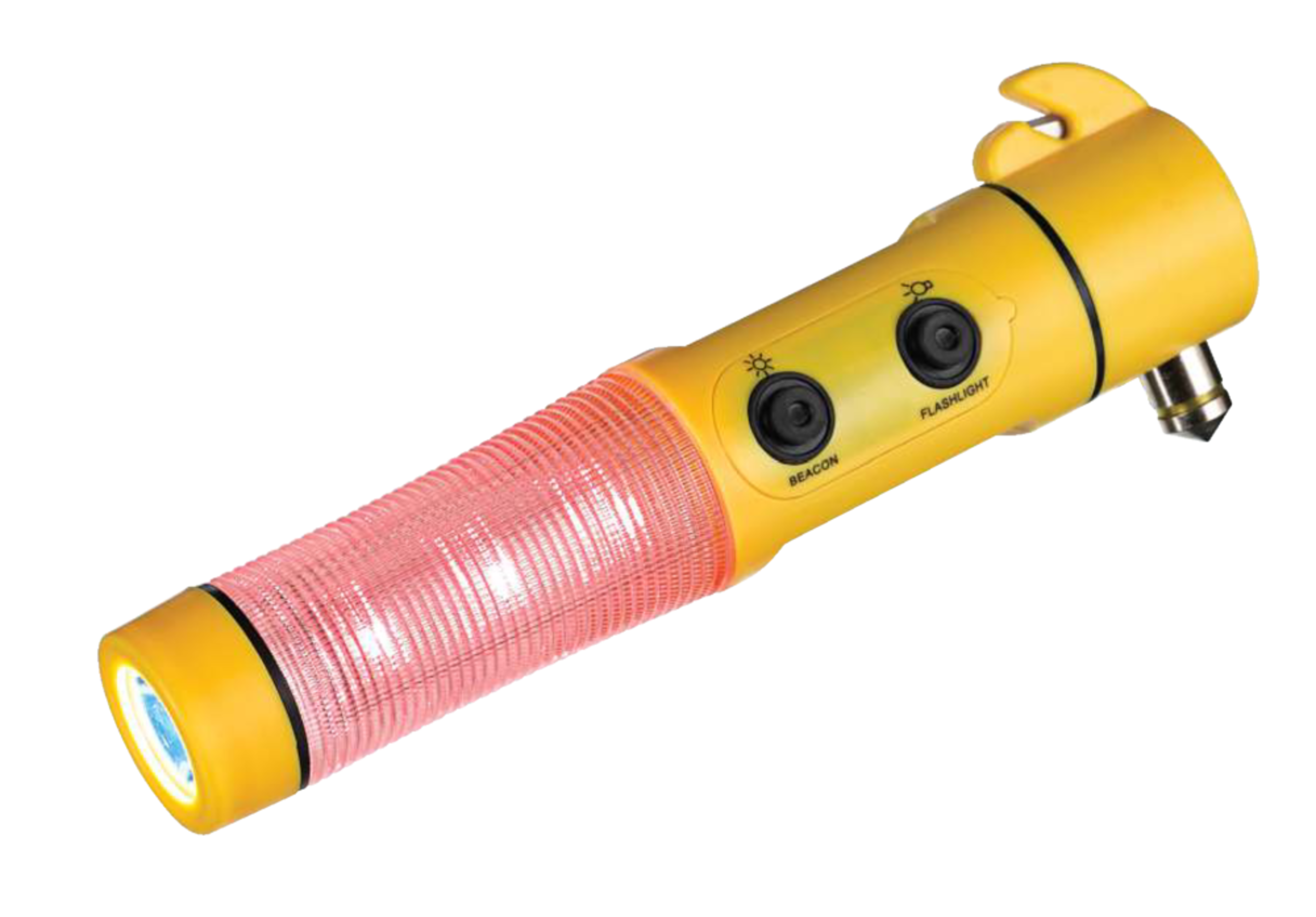 Certified Automotive 4-in-1 Multi-Function Emergency Tool with LED Light Front_Angled_Right