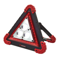 Triangle d'urgence lumineux MotoMaster pour assistance routière et sécurité