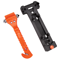 Certified Emergency 2-in-1 Window Hammer & Seat Belt Cutter Overhead_Plunge