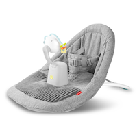 Skip Hop Silver Lining Cloud Upright Floor Seat with Multisensory Toy Attachment Front_Three_Fourths_Angled_Left