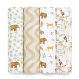 Aden + Anais Tanzania Muslin Swaddle, 4-pk Front_Flat