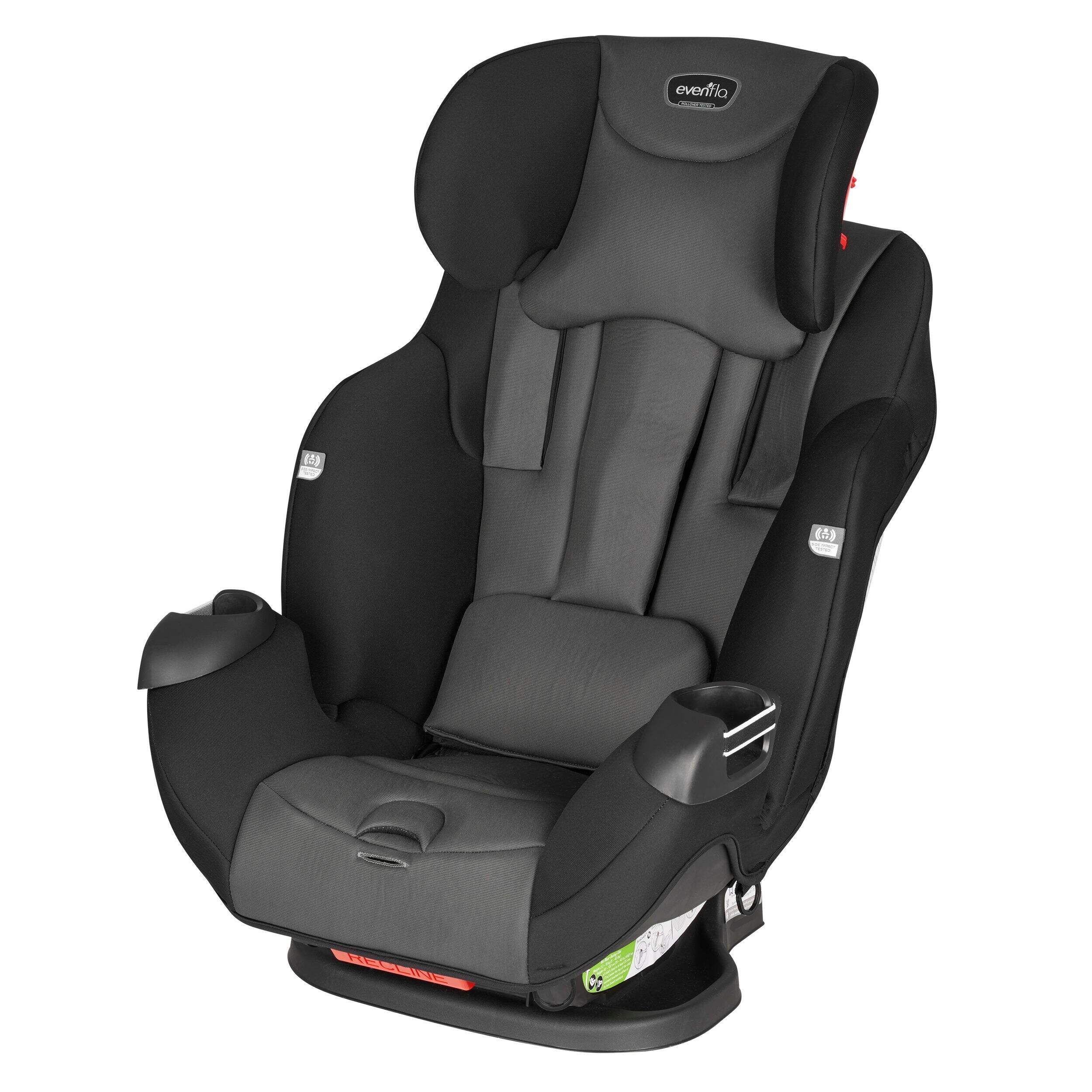 Evenflo Symphony Sport 3-in-1 Child Car Seat Front_Angled_Left