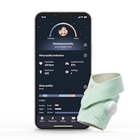 Owlet 3 - Moniteur de surveillance pour bébé portable et chaussette intelligente Front_Flat