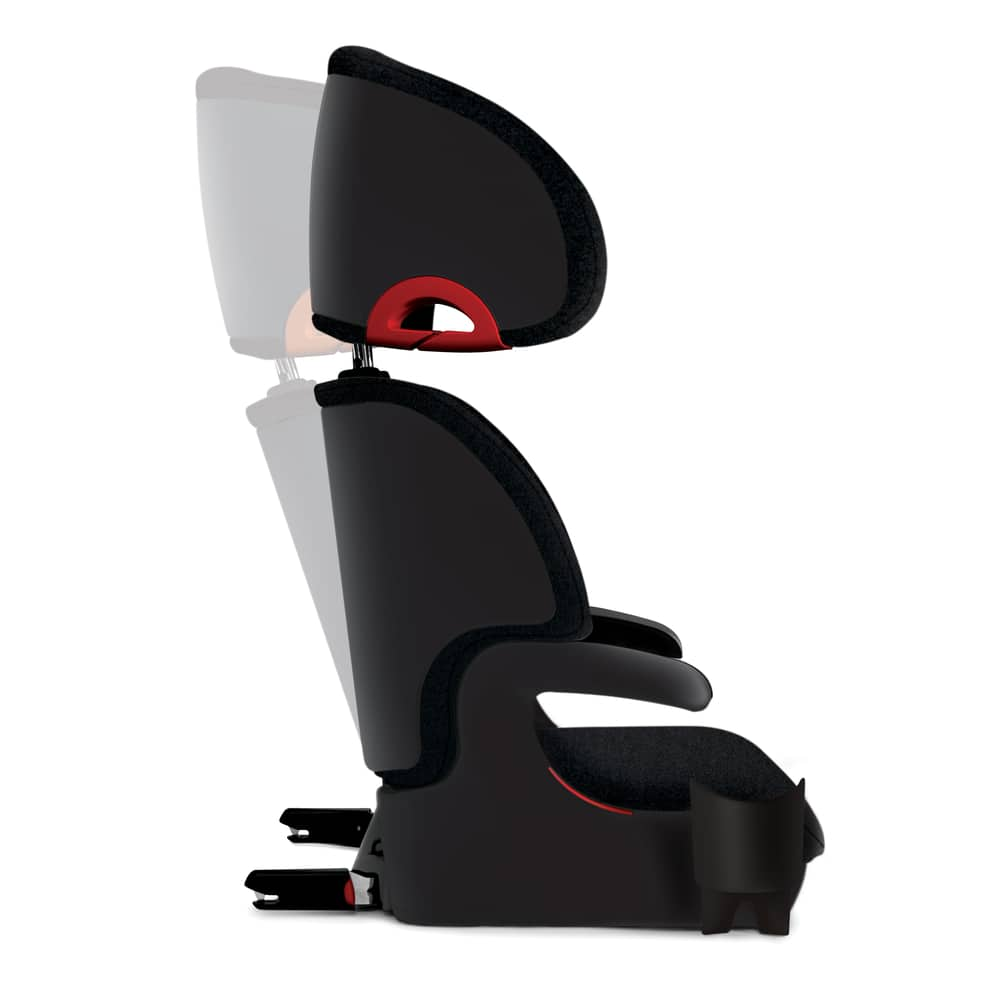 Clek Oobr Reclining High Back + Backless Booster Car Seat, Carbon Black