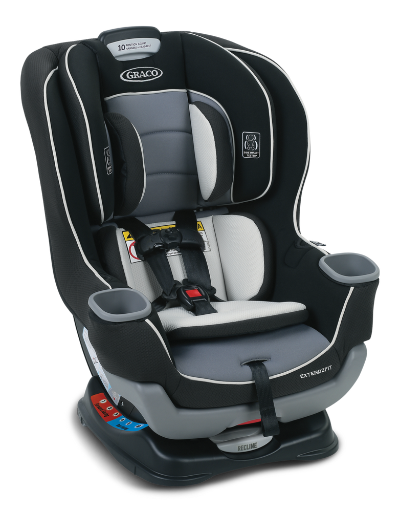 Graco Extend2Fit Convertible Car Seat, Rear-Facing Harness  Forward-Facing  Hardness, Gotham Canadian Tire