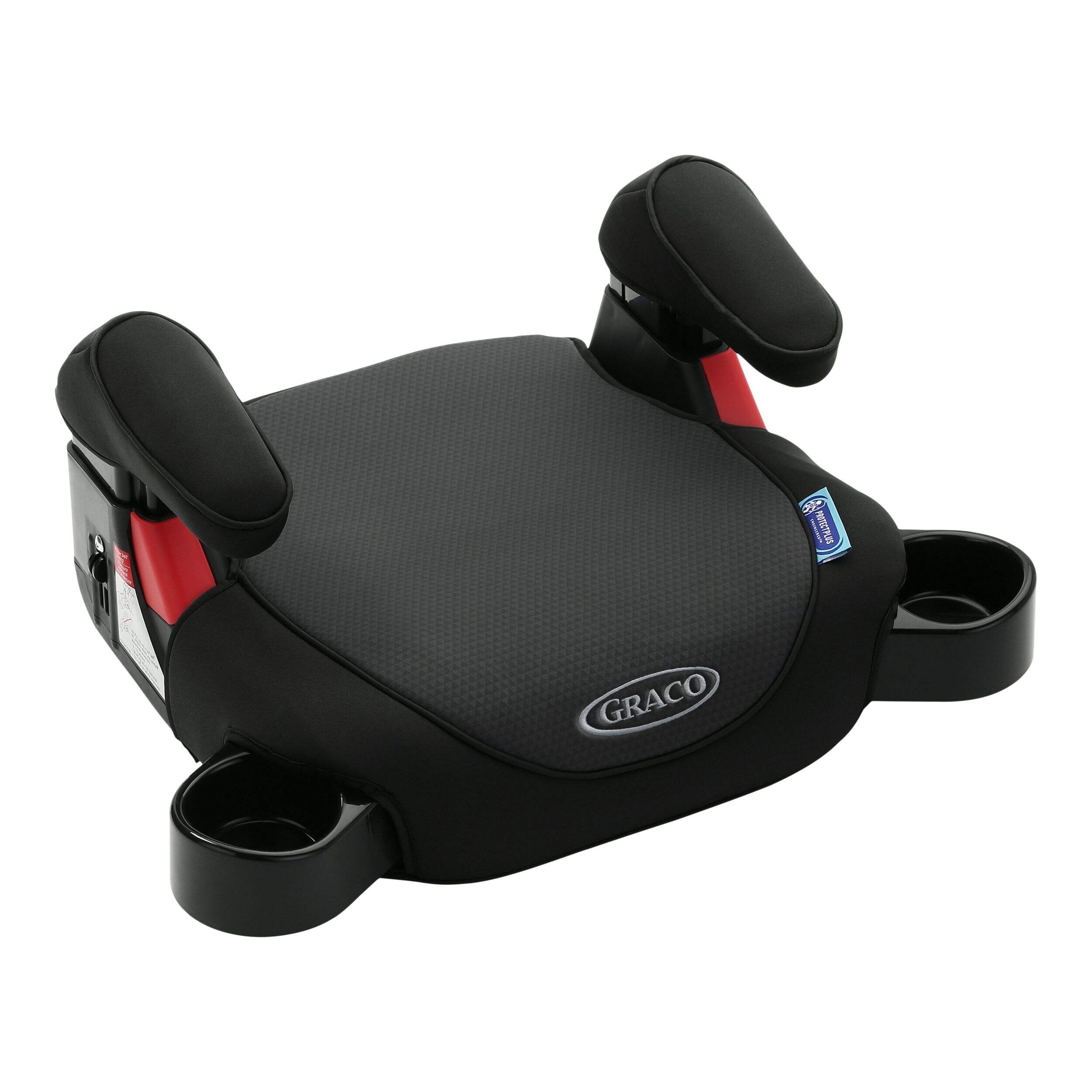 Graco TurboBooster Backless Booster Seat, Ages 4-10, Rio Front_Three_Fourths_Angled_Right