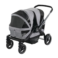 Graco Modes Adventure Stroller Wagon, Foldable, All-Terrain, Tenton Front_Three_Fourths_Angled_Left