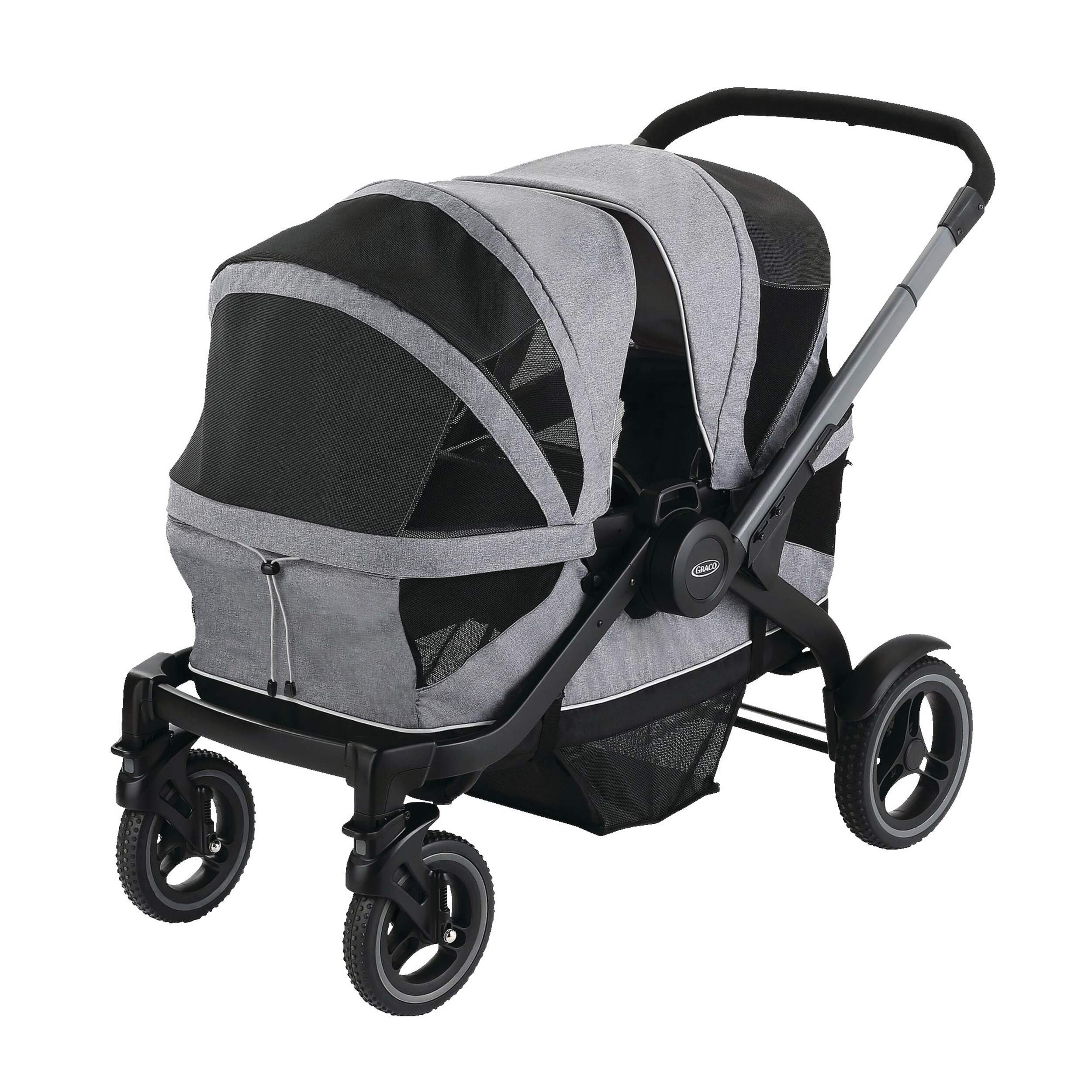 Graco Modes Adventure Stroller Wagon, Foldable, All-Terrain, Tenton Front_Three_Fourths_Angled_Left