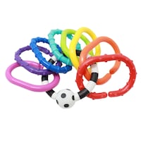 Sassy Ring 'O Links Baby Teether Toy, Ages 0m+ Front_Elevated
