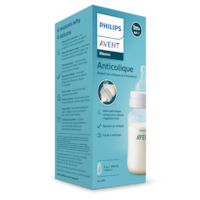 Philips Avent SCY103/01 Anti-Colic Baby Bottle, 9-oz Front_Three_Fourths_Angled_Right