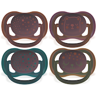 Philips Avent Night Time SCF376/10 - Suce pour dormir pour enfants de 0 à 6 mois, paquet mixte, paq. 2