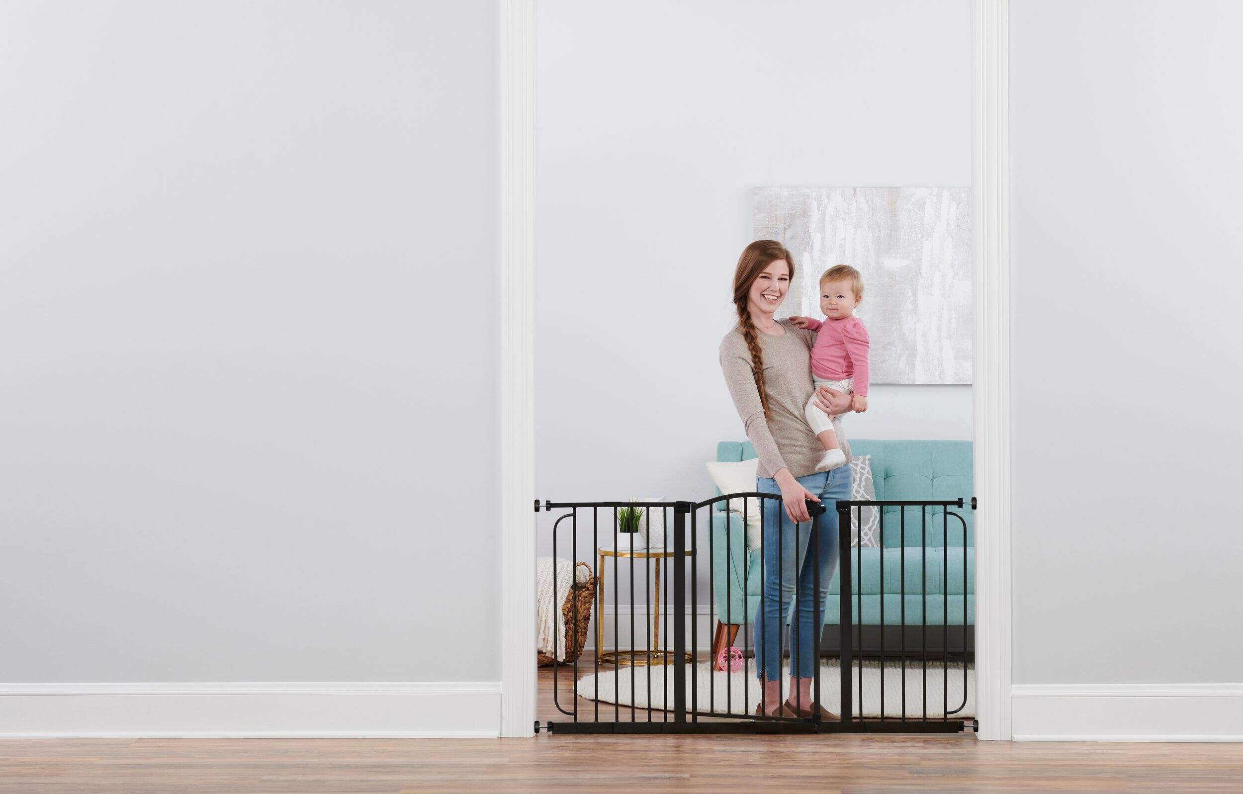Regalo® Home Accents® Super Wide Safety Gate Front_Flat