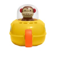 Skip Hop Zoo Pull & Go Monkey Submarine Bath Toy Front_Flat