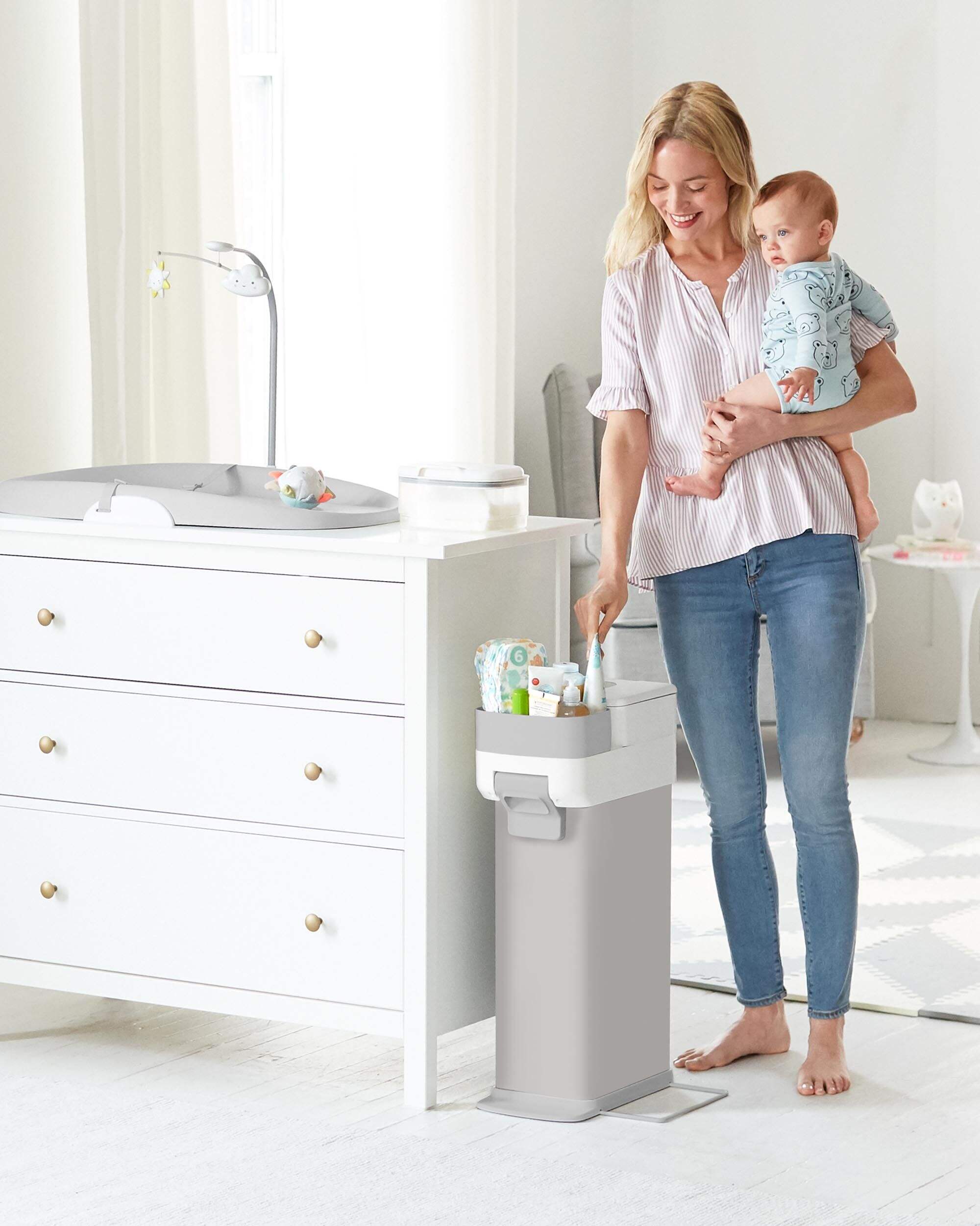 Skip Hop Nursery Style Diaper Pail Canadian Tire