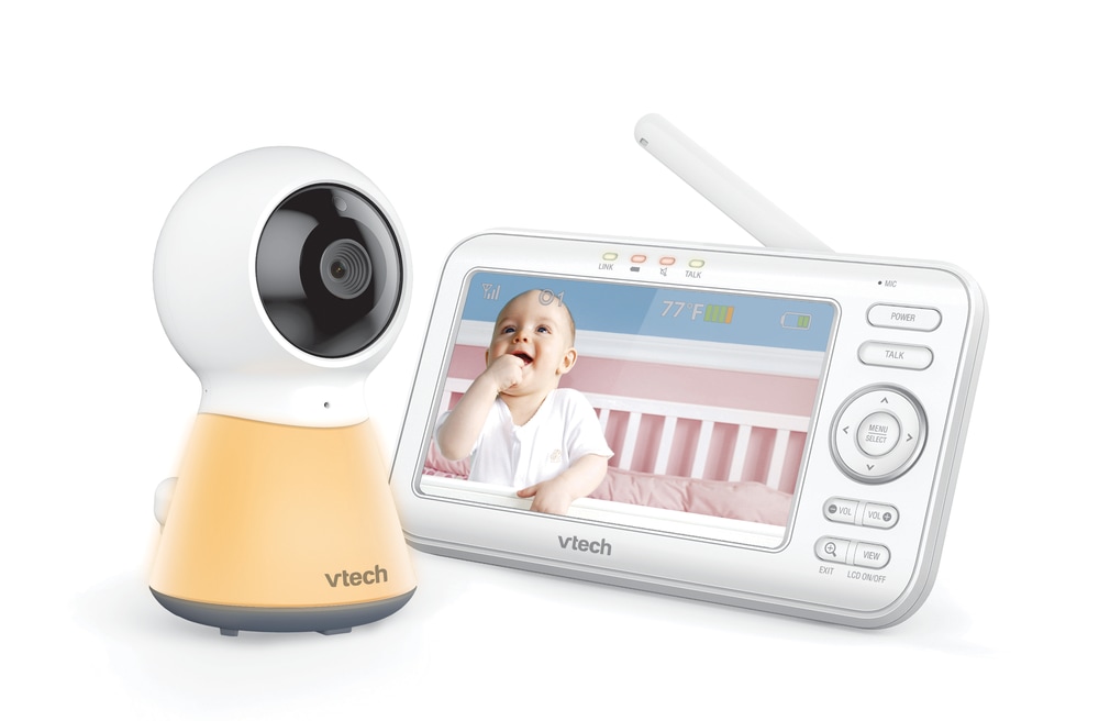 VTech VM5254 Fixed Adaptive Digital Video Baby Monitor with Night Light