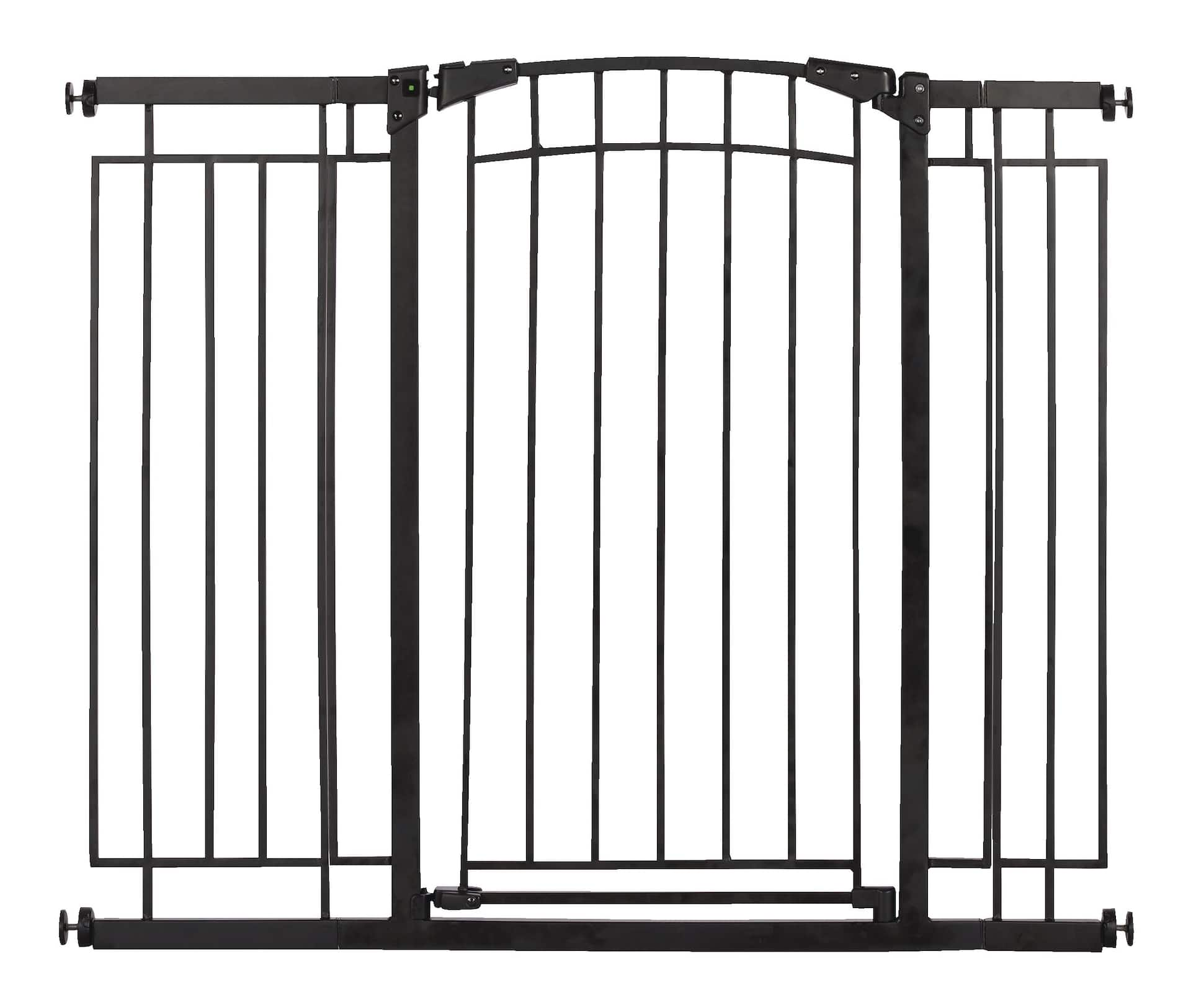 Evenflo Tall Walk-Thru Safety Gate, Metal, Black