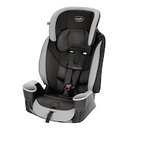 Evenflo Maestro Sport Car Seat, Grey Front_Three_Fourths_Angled_Left