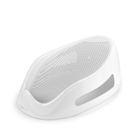 Angelcare® Baby Bath Support, Grey Front_Angled_Left