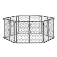 Regalo Super Wide Baby Safety Gate & Playard Front_Elevated