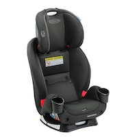 Graco TrioGrow SnugLock 3-in-1 Car Seat, Leland Front_Three_Fourths_Angled_Right