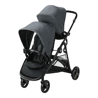 Graco Ready2Grow 2.0 Double Stroller, Foldable and Lightweight Baby Stroller, Rafa Front_Angled_Left