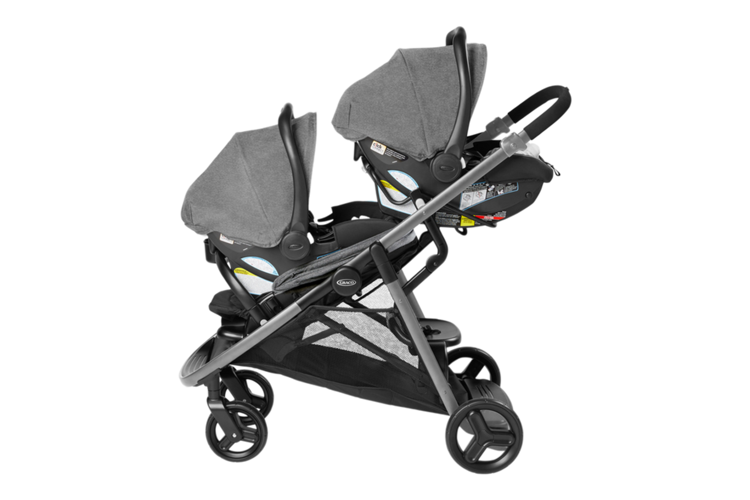 Graco Ready2Grow 2.0 Double Stroller, Foldable and Lightweight Baby