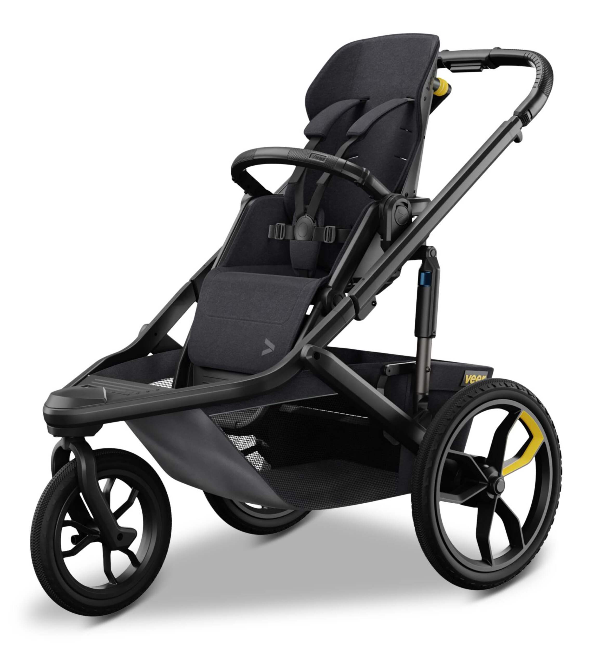 Veer Switchback Frame Jogging Stroller Front_Three_Fourths_Angled_Left
