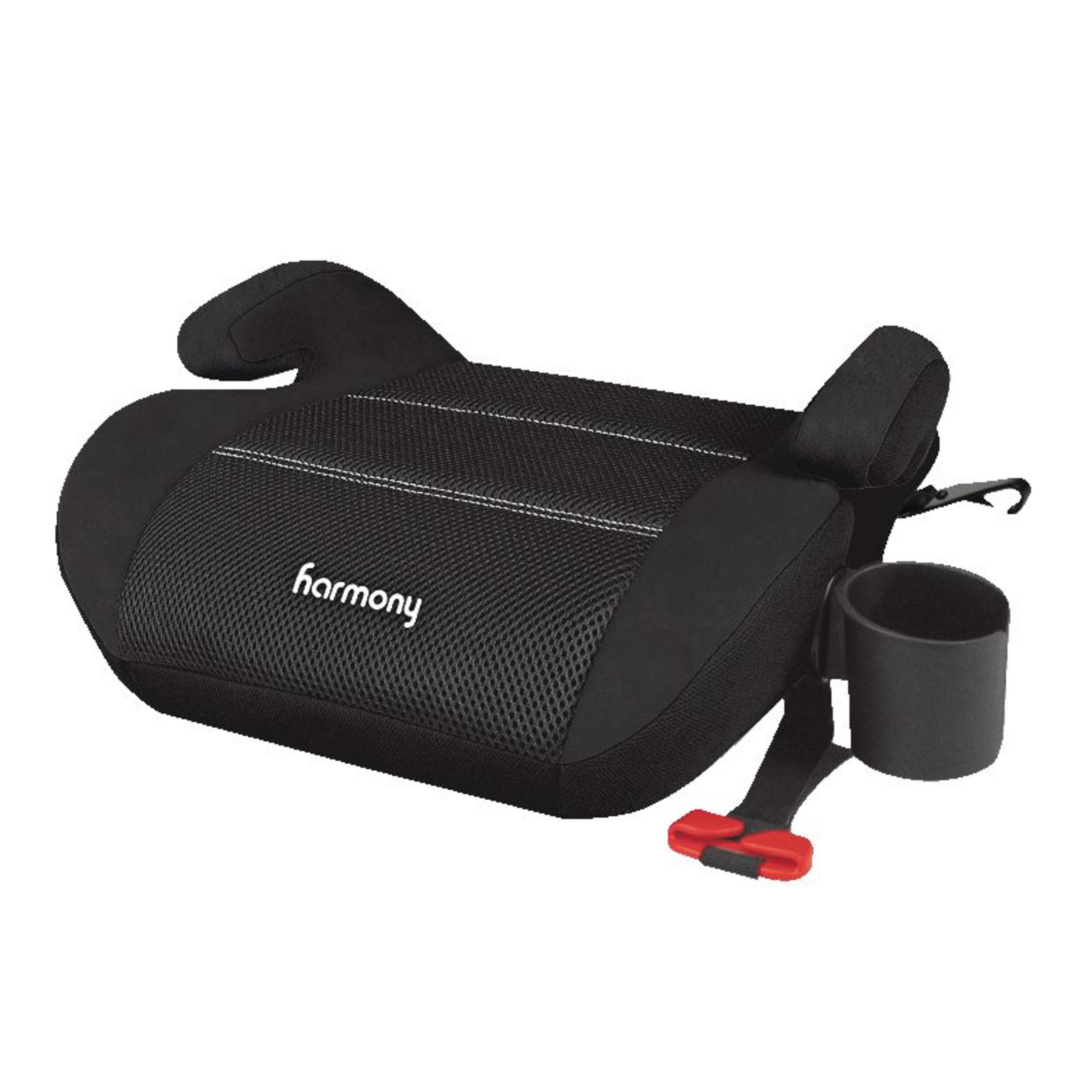 Harmony Youth Booster Elite with UAS Latch, No-Back Booster Car Seat Front_Angled_Left