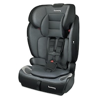 Harmony Commander 3-in-1 Booster Car Seat - Grey/Black Front_Three_Fourths_Angled_Left