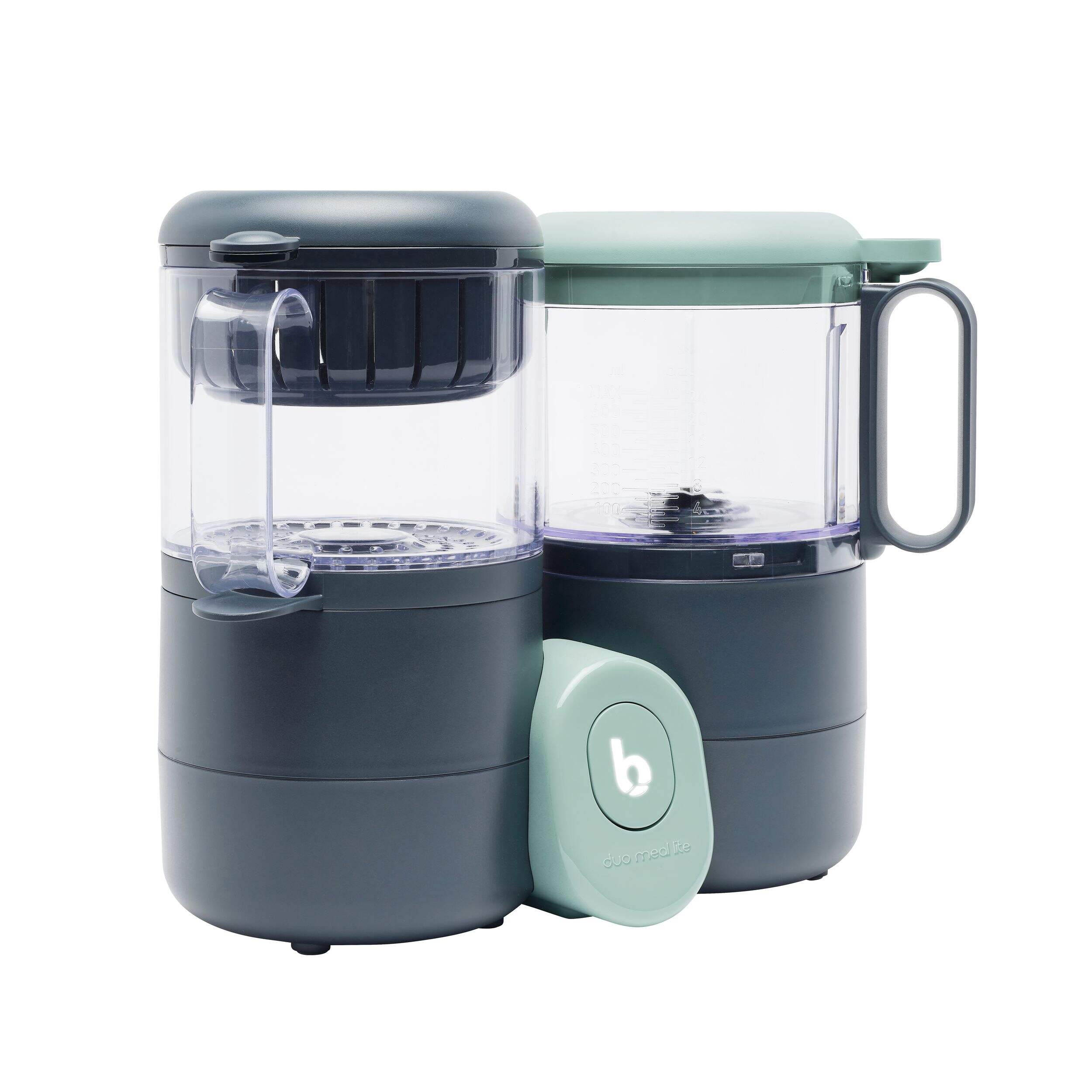 Babymoov Duo Meal Lite 4-Function Food Processor, 8-cups Front_Three_Fourths_Angled_Right