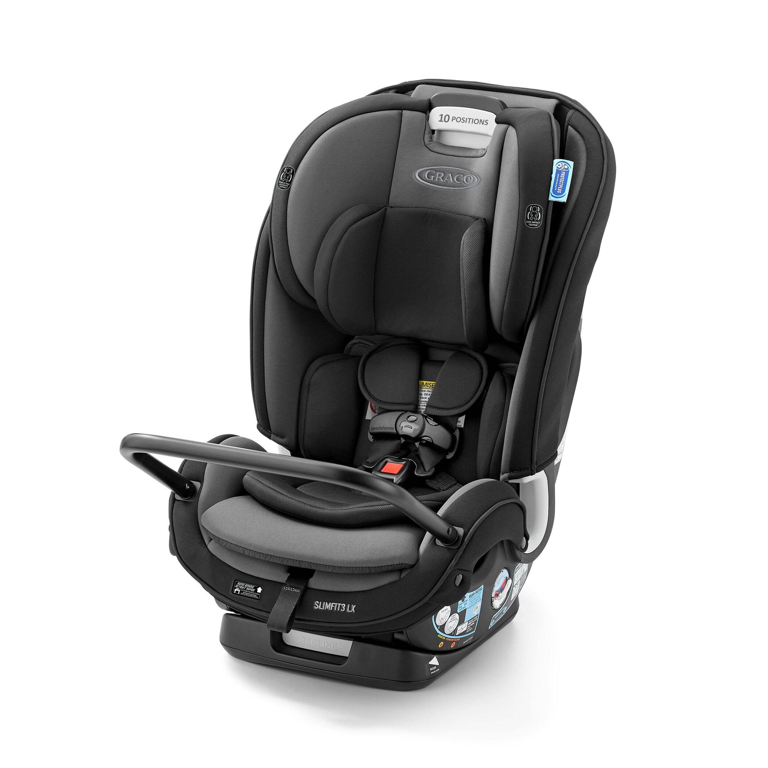 Graco Slimfit3™ LX 3-in-1 Convertible Car Seat Front_Three_Fourths_Angled_Left