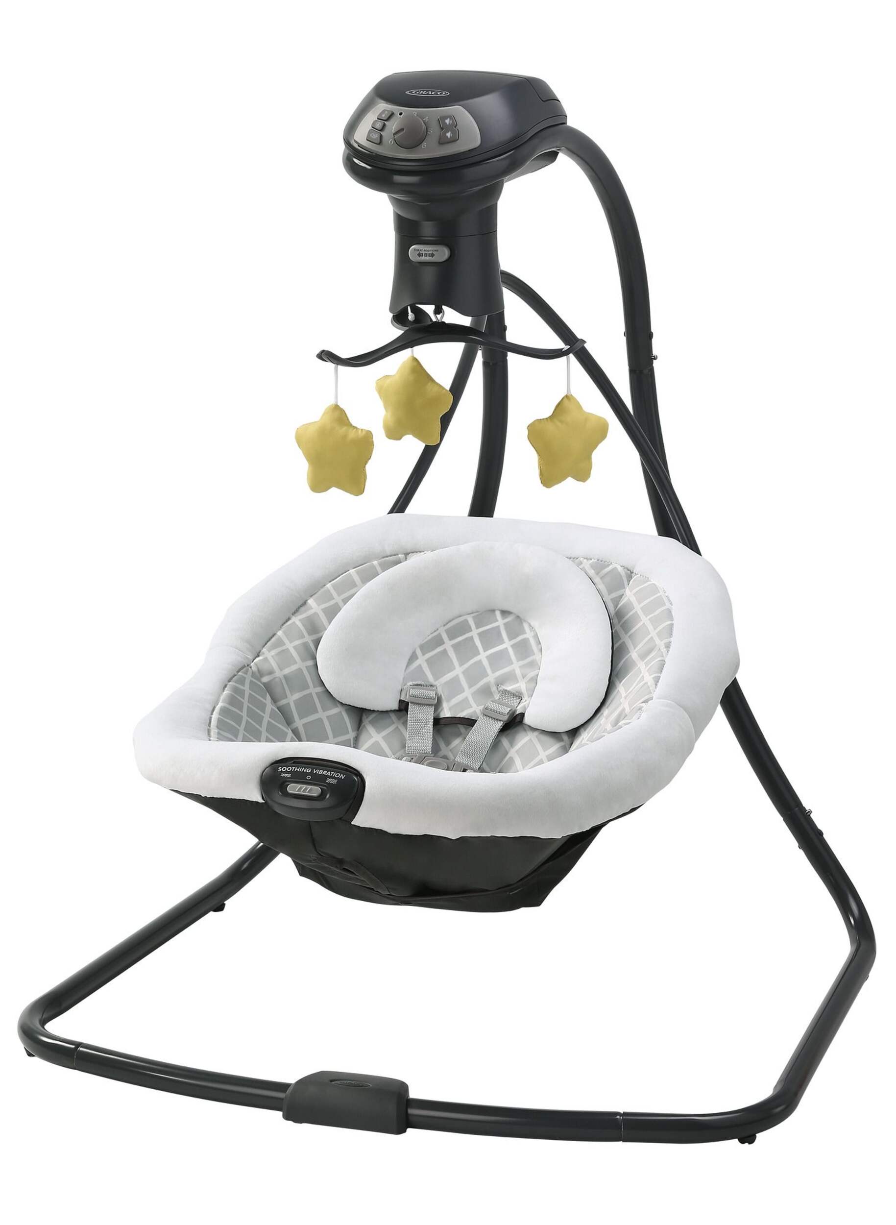 Balançoire multidirectionnelle pour bébé Graco Simple Sway™ LX Front_Three_Fourths_Angled_Left