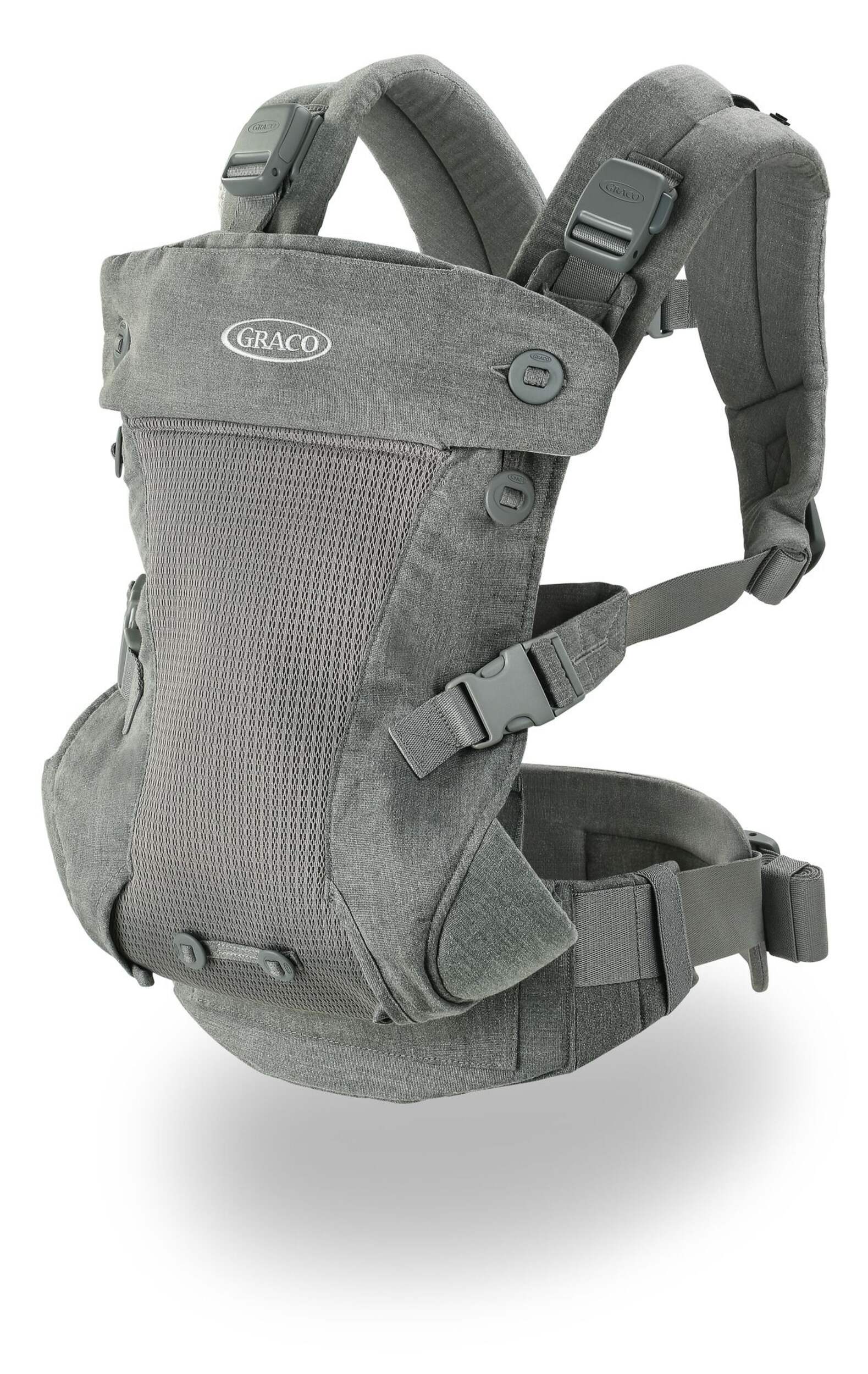 Graco Cradle Me 4-in-1 Carrier Front_Three_Fourths_Angled_Left