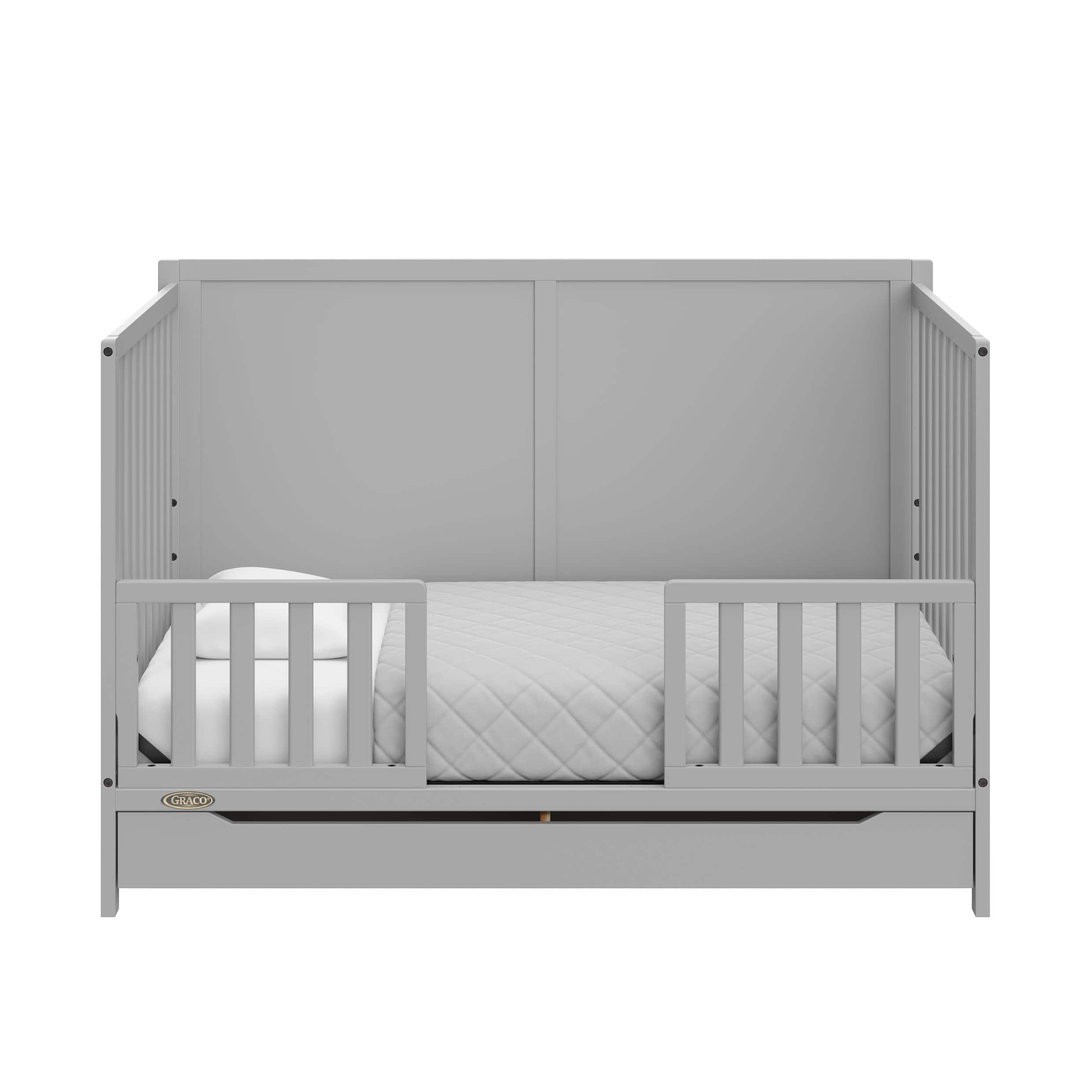 Graco crib gray on sale