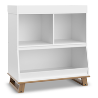 Storkcraft Modern Pacific Change Table Storage Front_Three_Fourths_Angled_Right