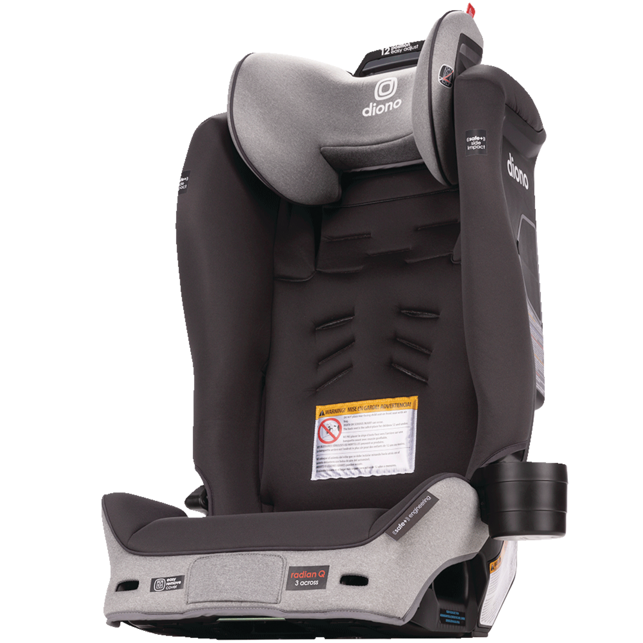 Diono Radian 3RXT SafePlus 12 Position Car Seat Slate Gray