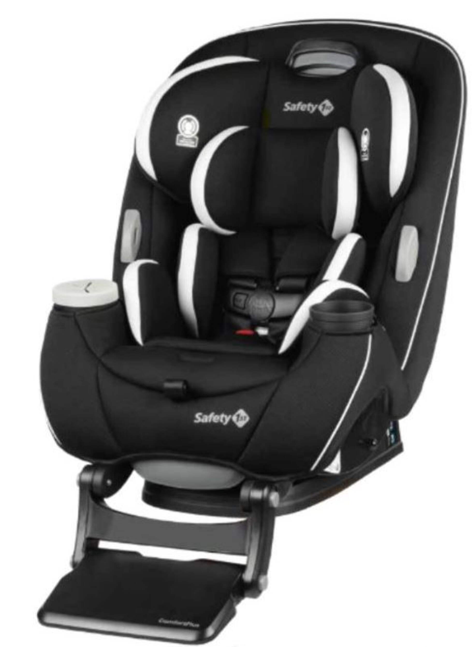 Safety 1st Grow and Go Convertible Car Seat with Footrest Front_Three_Fourths_Angled_Left