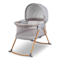 Safety 1st Amherst Rocking Baby Bassinet Front_Three_Fourths_Angled_Left