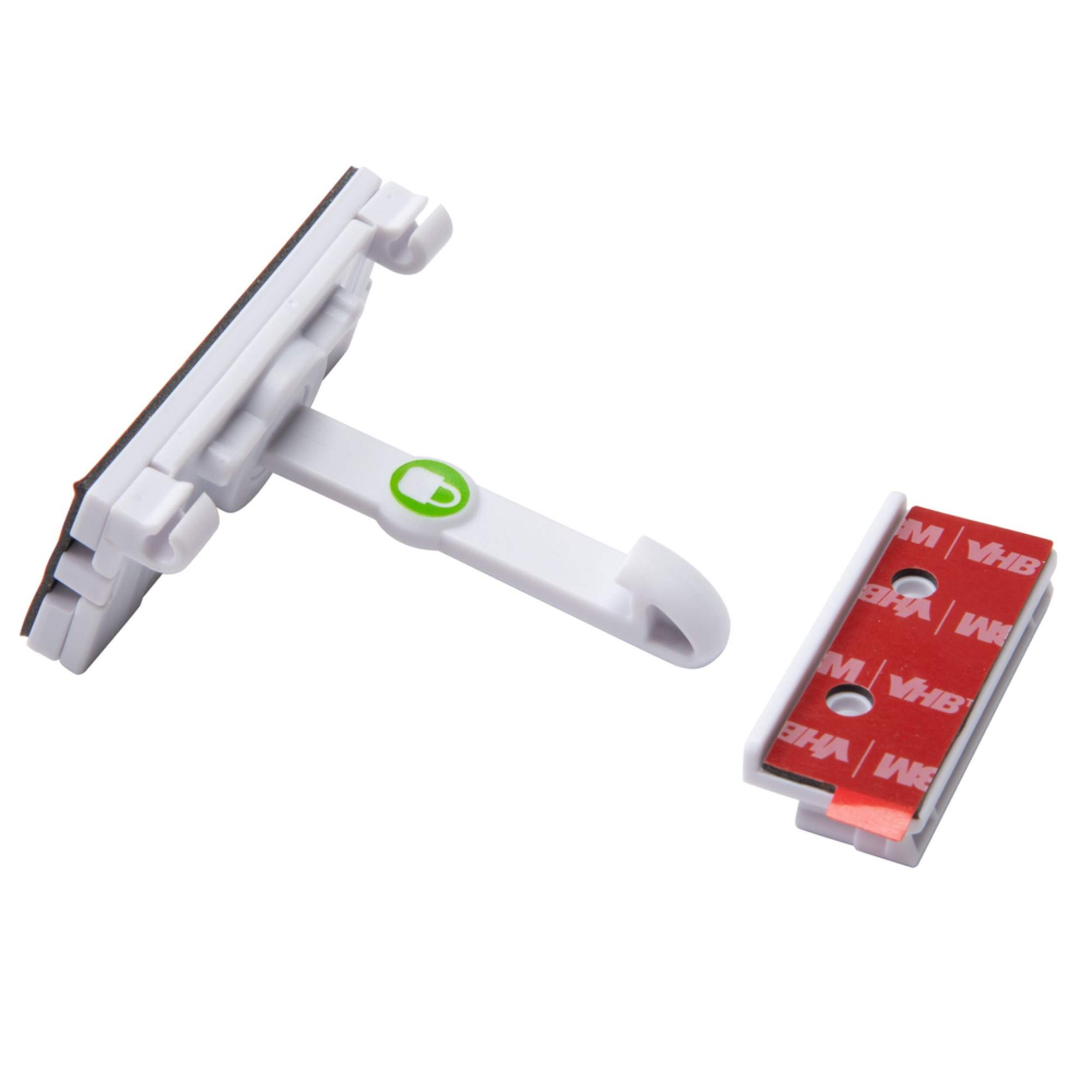 Safety 1st Adhesive Cabinet & Drawer Latches, 4-pk Front_Angled_Right