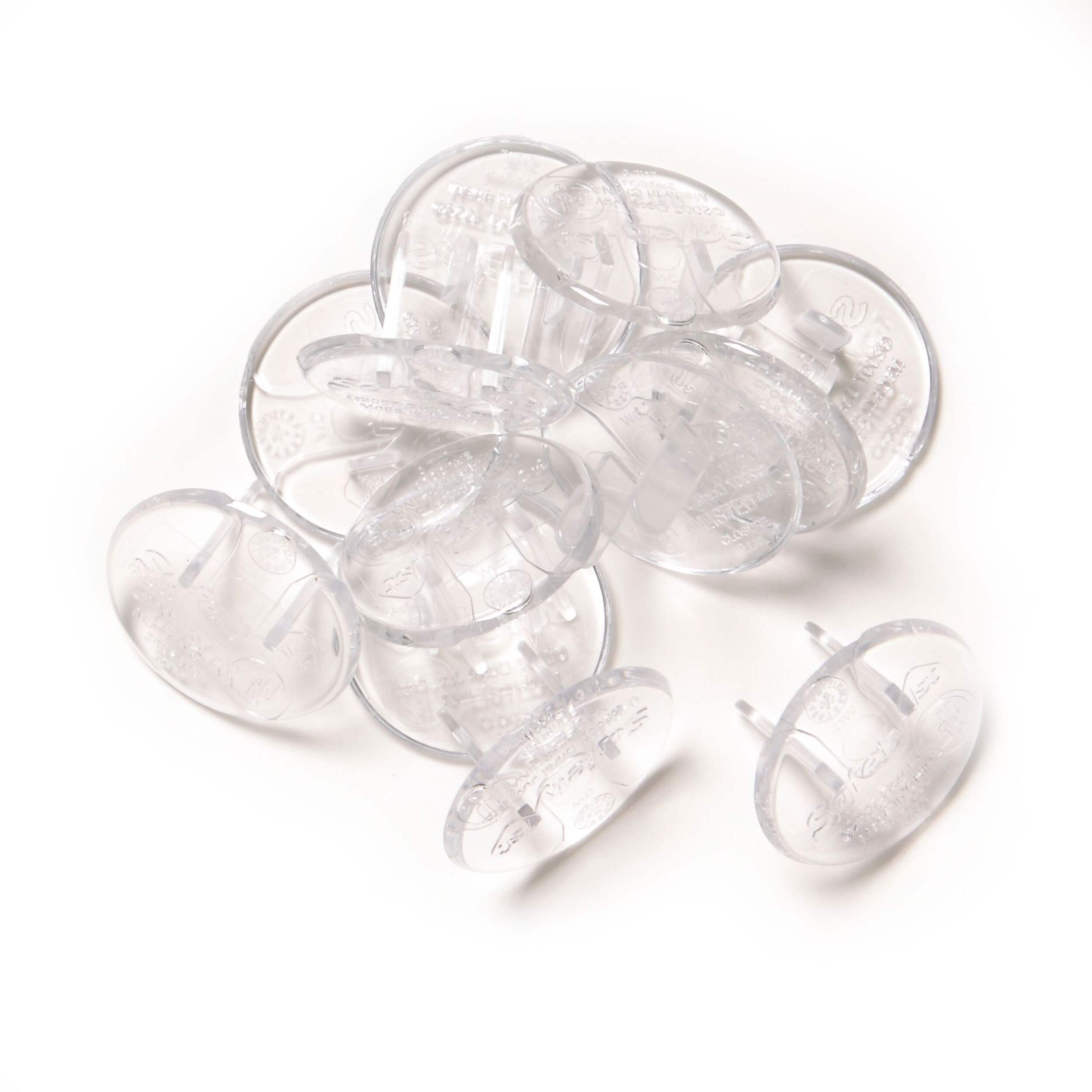 Safety 1st Clear Power Outlet Covers, 12-pk Front_Elevated