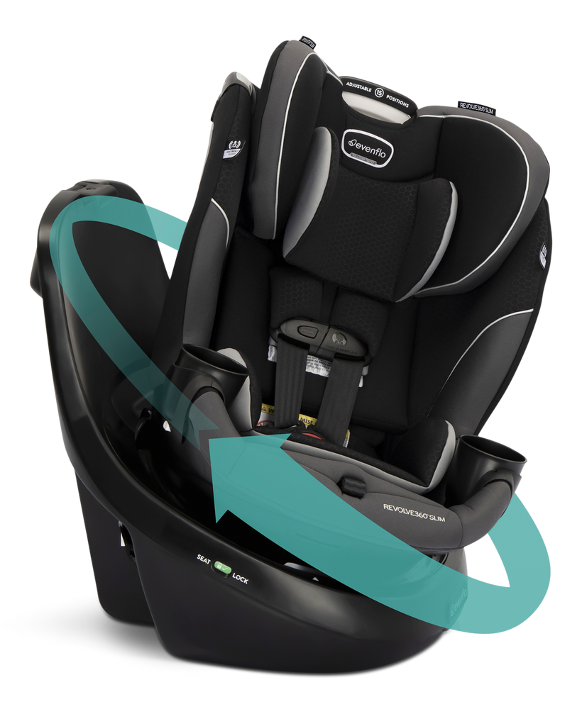 Evenflo Revolve360 Rotational AllinOne Slim Convertible Car Seat