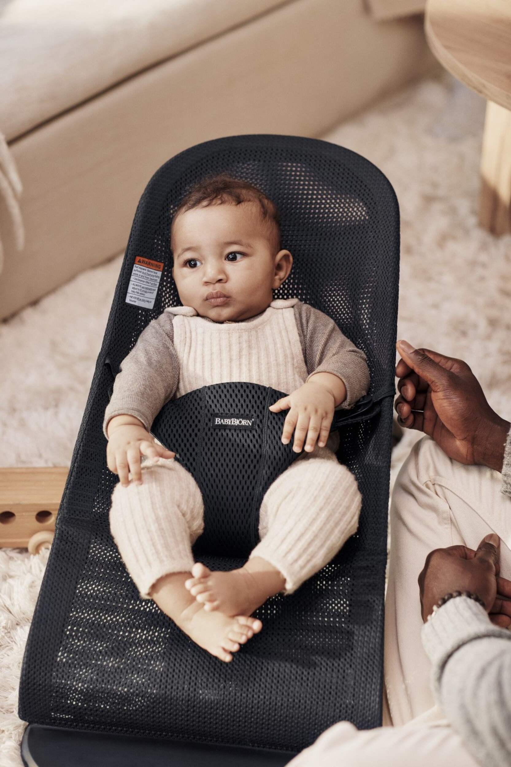 BabyBjorn Bliss Mesh Bouncer, Black | Canadian Tire
