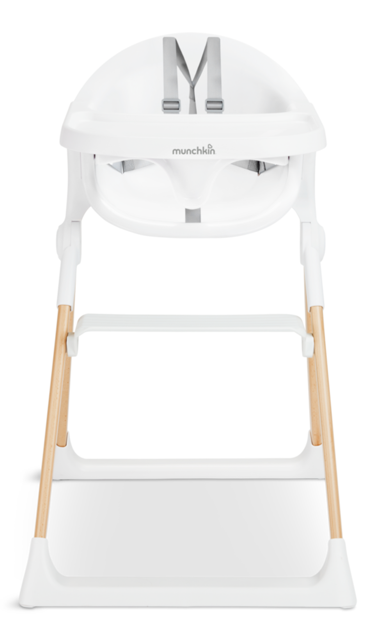 Munchkin Float Easy Clean Foldable High Chair - White