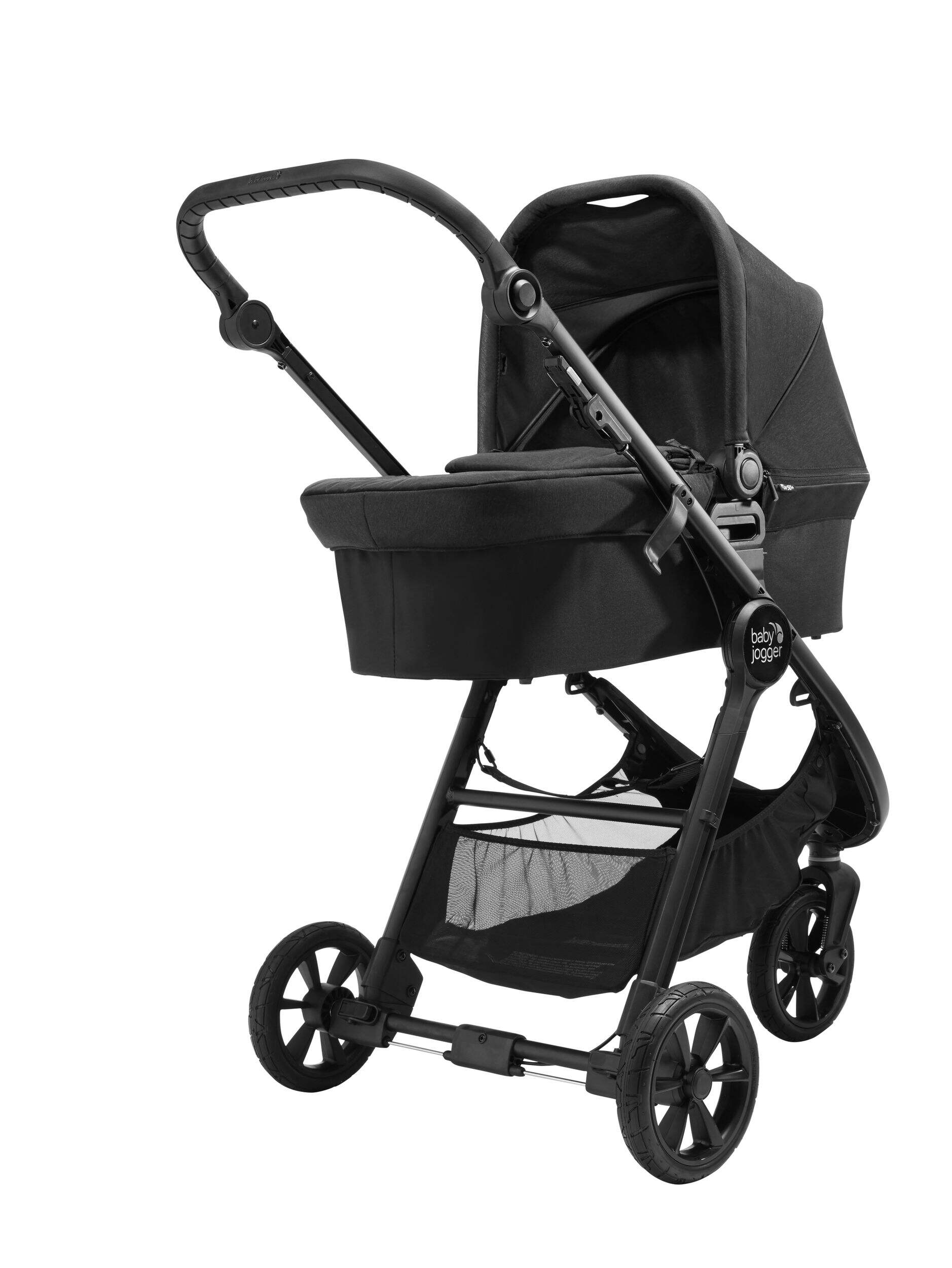Baby Jogger City Mini GT2 Stroller, Black Front_Three_Fourths_Angled_Right