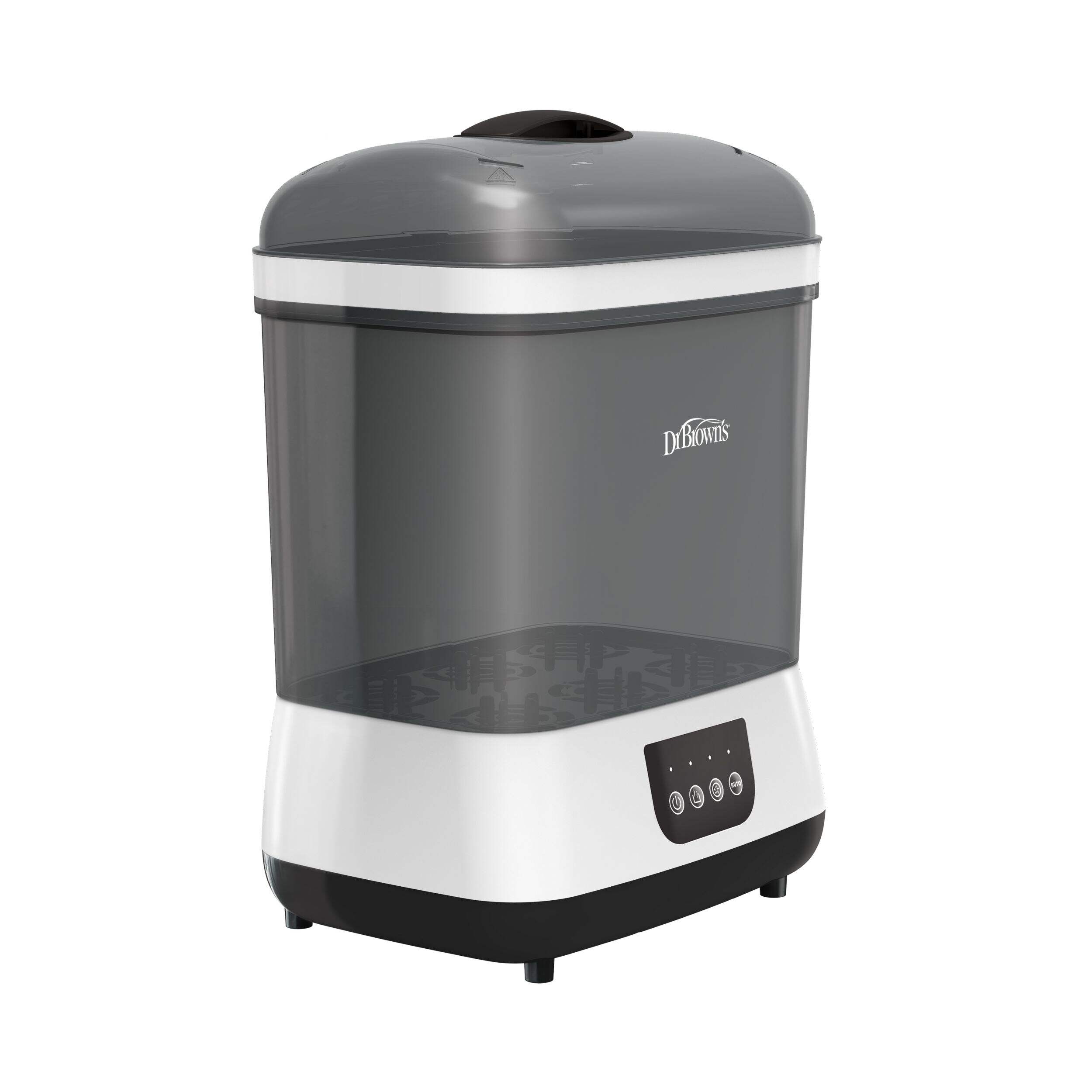 Dr. B's Bottle Sterilizer & Dryer with Air Filter & Extra Filter Front_Three_Fourths_Angled_Right