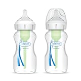 Biberons à col large Dr. B's Options+, 9 oz, paq. 2 Front_Flat